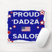 誇りを持ったパパ2Aセーラー – マウスパッド (マウス)