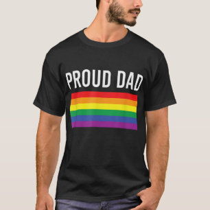 誇りを持ったパパ-ゲイプライドLGBTQ父母様 Tシャツ
