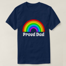 誇りを持ったパパLGBTQプライド Tシャツ