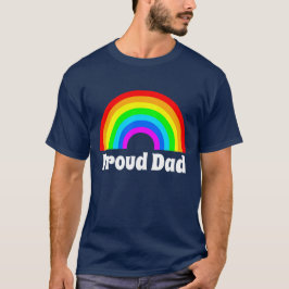 誇りを持ったパパLGBTQプライド Tシャツ