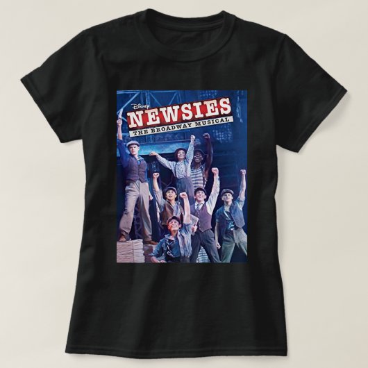 誇りを持ったブロードウェイミュージカル Tシャツ (デザイン正面)