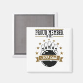 誇りを持ったボーリング300クラブパーフェクトゲームのメンバー マグネット (正面/裏面)