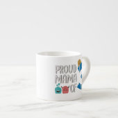 誇りを持ったママオブスリーラテマグ エスプレッソカップ (正面右)