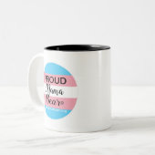 誇りを持ったマママママグ ツートーンマグカップ (正面左)