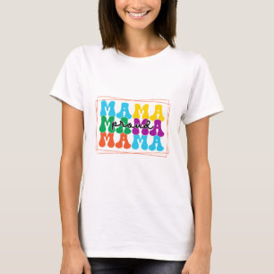 誇りを持ったママ自閉症の女性のTシャツ Tシャツ
