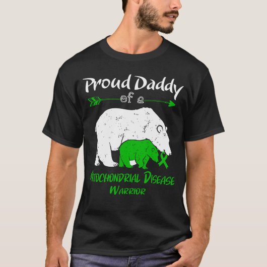 誇りを持ったミトコンドリア病認識度 Tシャツ (正面)