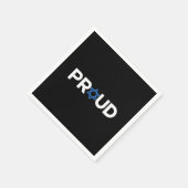 誇りを持ったユダヤ教ヘブル誇りを持ったホリデイユダヤ スタンダードカクテルナプキン (角)