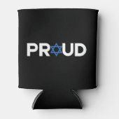 誇りを持ったユダヤ教ヘブル誇りを持ったホリデイユダヤ 缶クーラー (正面)