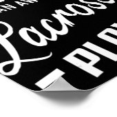 誇りを持ったラクロス選手の素晴らしおじいちゃん ポスター (角)