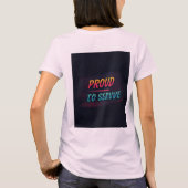 誇りを持った仕える Tシャツ (裏面)