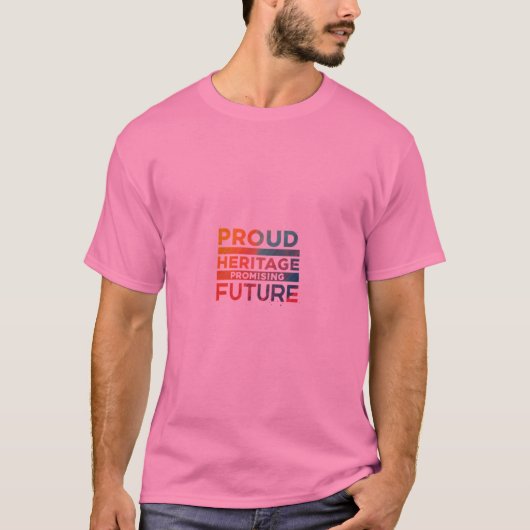 誇りを持った伝統の未来 Tシャツ (正面)