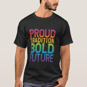 誇りを持った伝統はっきりしたのトレンドユニセックスティー Tシャツ