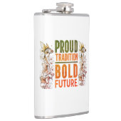 誇りを持った伝統はっきりした未来魚縁どのデザイン- フラスク (右)