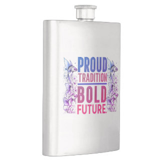 誇りを持った伝統はっきりした未来魚縁どのデザイン- フラスク