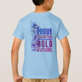 誇りを持った伝統はっきりした未来魚縁どのデザイン- Tシャツ (裏面)