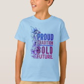 誇りを持った伝統はっきりした未来魚縁どのデザイン- Tシャツ (正面)