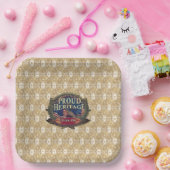 誇りを持った伝統ライフオン紙プレート ペーパープレート (パーティー)