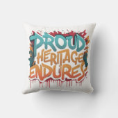 誇りを持った伝統手順 クッション (裏面)