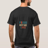 誇りを持った伝統 Tシャツ (裏面)