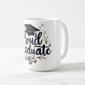 誇りを持った修士課程 コーヒーマグカップ (正面右)