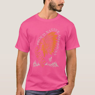 誇りを持った先住民アメリカン航空インストラクター Tシャツ