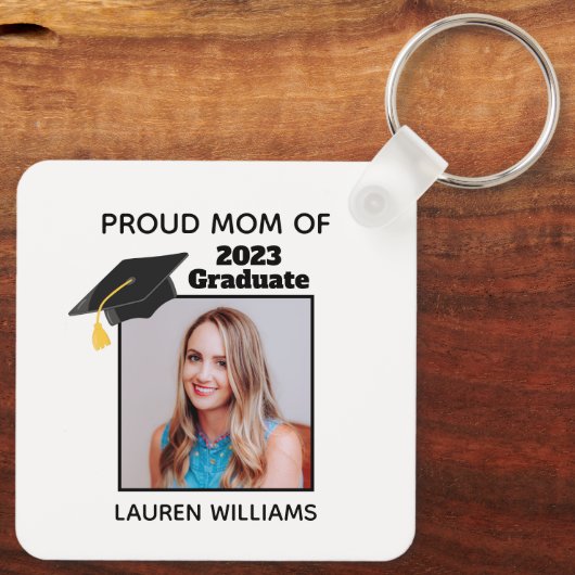 誇りを持った卒業写真2021カスタム年卒業 キーホルダー (裏面)