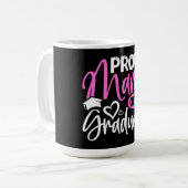 誇りを持った卒業生の母 コーヒーマグカップ (正面左)