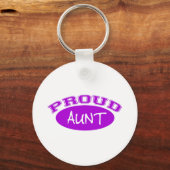 誇りを持った叔母（紫） キーホルダー (正面)