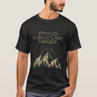 誇りを持った土地所有者Tシャツ長袖 Tシャツ