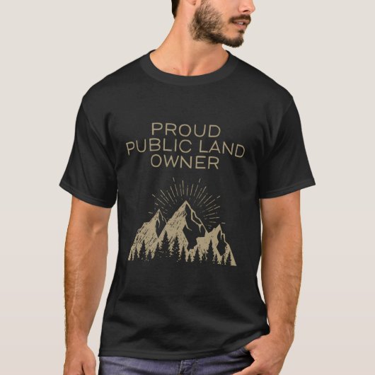 誇りを持った土地所有者Tシャツ長袖 Tシャツ (正面)
