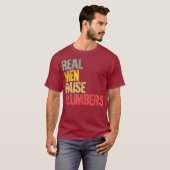 誇りを持った実在パパ男性 Tシャツ (正面フル)