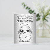 誇りを持った小鳥 ポストカード (スタンド正面)