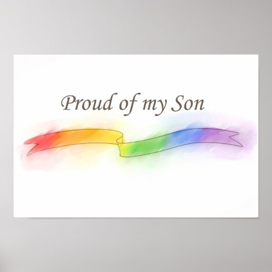 誇りを持った息子の ポスター (正面)