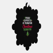 誇りを持った早過クリスマス支持飾者 オーナメントカード (右)