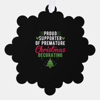 誇りを持った早過クリスマス支持飾者 オーナメントカード