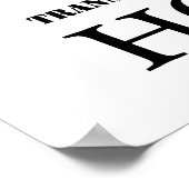 誇りを持った正直 ポスター (角)