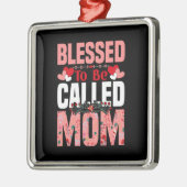 誇りを持った母の花 メタルオーナメント (左)