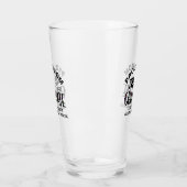 誇りを持った母カスタム卒業年号 タンブラーグラス (左)