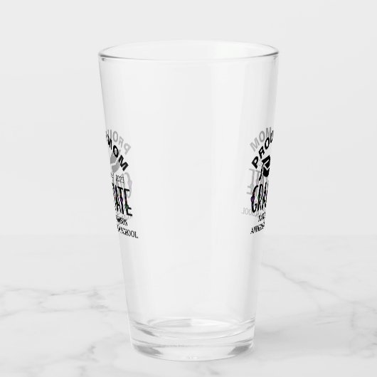 誇りを持った母カスタム卒業年号 タンブラーグラス (右)