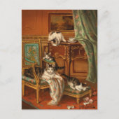 誇りを持った母猫 | ジュールルロイ ポストカード (正面)