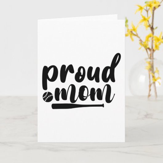 誇りを持った母 カード (黄色い花)