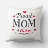 誇りを持った母 | 可愛パーソナライズされたい母の日 クッション (正面)