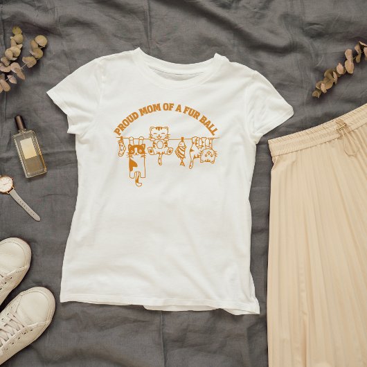 誇りを持った毛玉の母ママママギフト Tシャツ