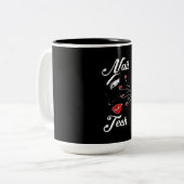 誇りを持った爪、 ネイル ツートーンマグカップ (正面左)