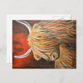 誇りを持った牛 ポストカード (正面/裏面)