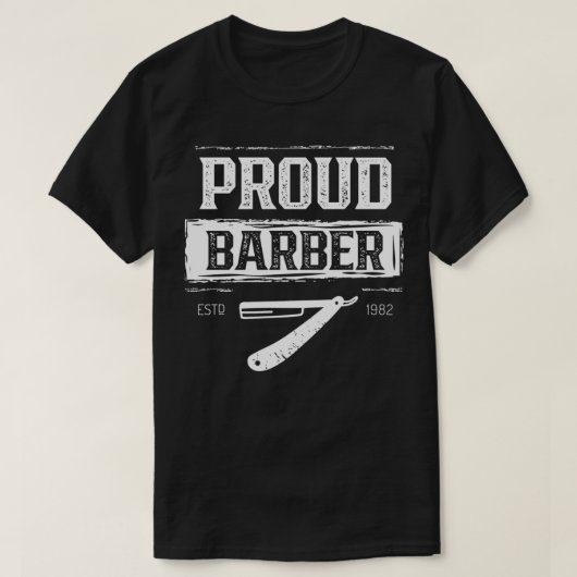 誇りを持った理容師2 Tシャツ (デザイン正面)