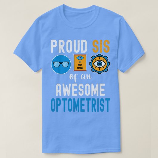 誇りを持った眼科素晴らし医1 Tシャツ (デザイン正面)