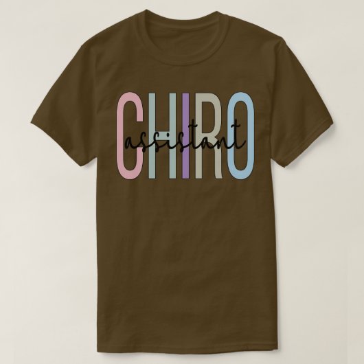 誇りを持った知路補カイロプラクティック補助贈与 Tシャツ (デザイン正面)