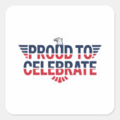 誇りを持った祝 スクエアシール (正面)