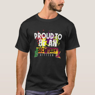誇りを持った秘書の職業キャリアの労働者w tシャツ
